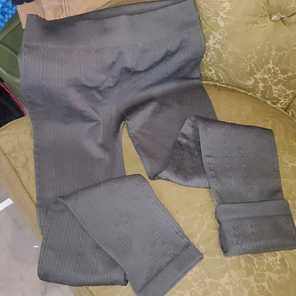 Charlotte Russe Fuzzy on the inside leggings